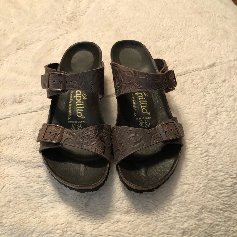 Birkenstock wedge sandals sz 8